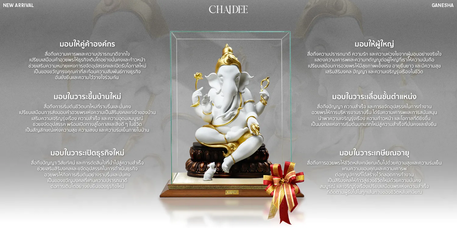 พระพิฆเนศมงคล Chaidee ของขวัญเปิดกิจการ